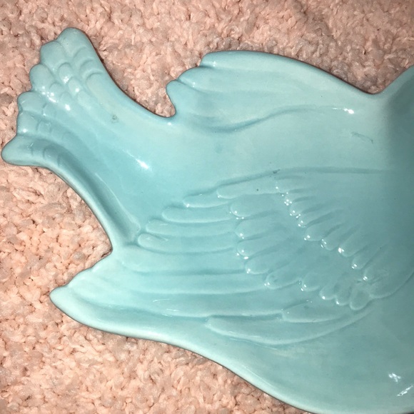 NWT Magenta blue bird dish - Picture 3 of 5